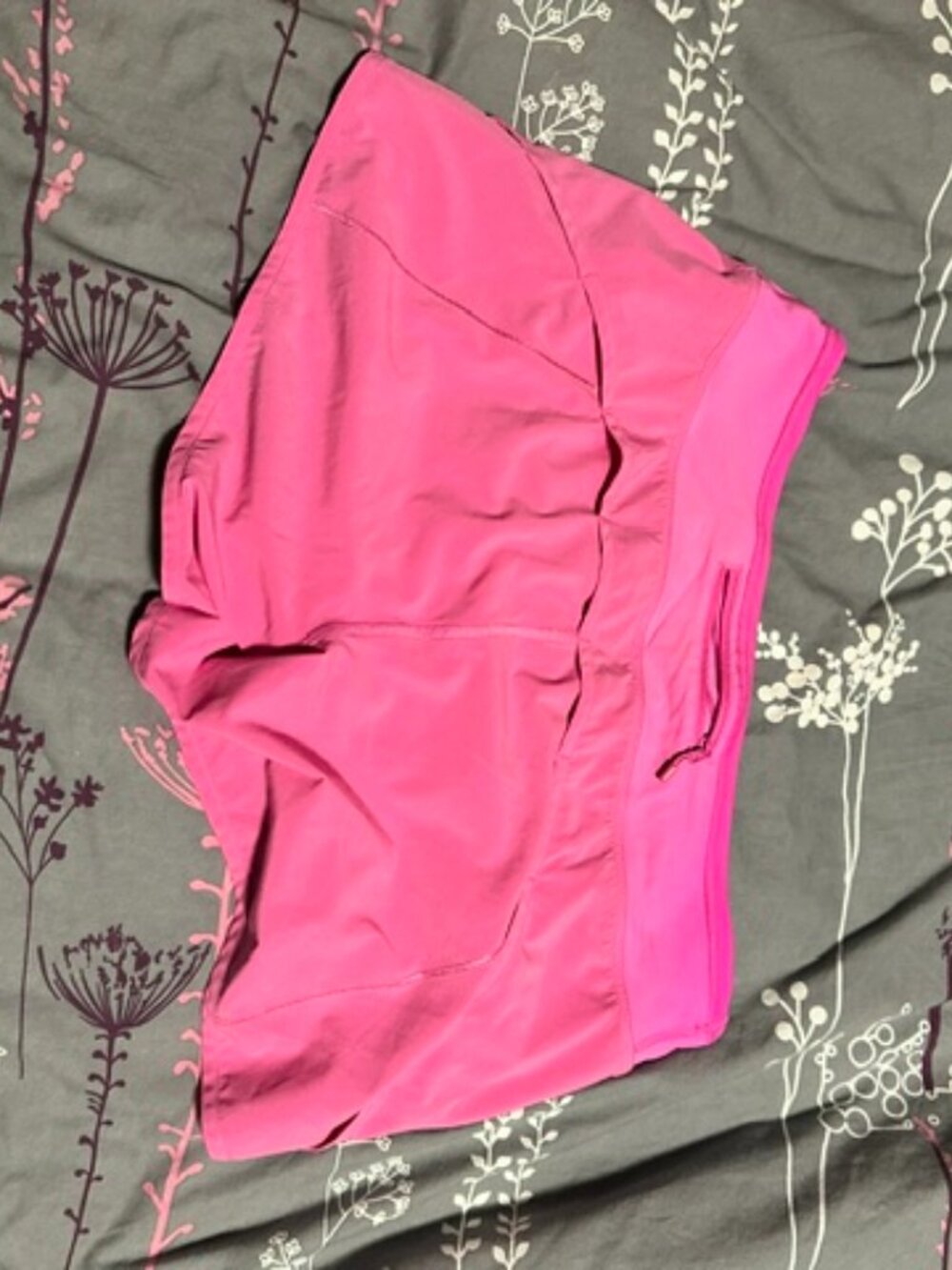 Lululemon bright pink speed shorts